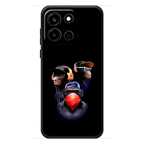 Чехол с рисунком «Три обезьяны» для OnePlus Turbo 6 Чехол с рисунком «Три обезьяны» для OnePlus Turbo 6