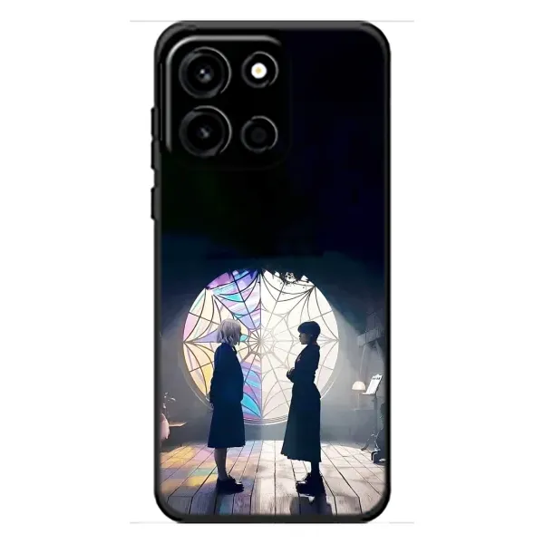 Чехол с рисунком «Уэнсдей и Энди» для OnePlus Turbo 6 Чехол с рисунком «Уэнсдей и Энди» для OnePlus Turbo 6