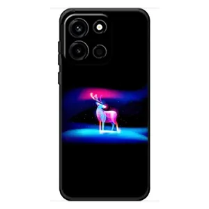 Силіконовий бампер з картинкою звірів для OnePlus Turbo 6 (Яскравий олень)