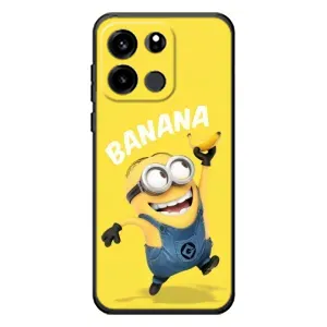 Мультяшный принт на Чехол для Уанплас Турбо 6В (Banana)