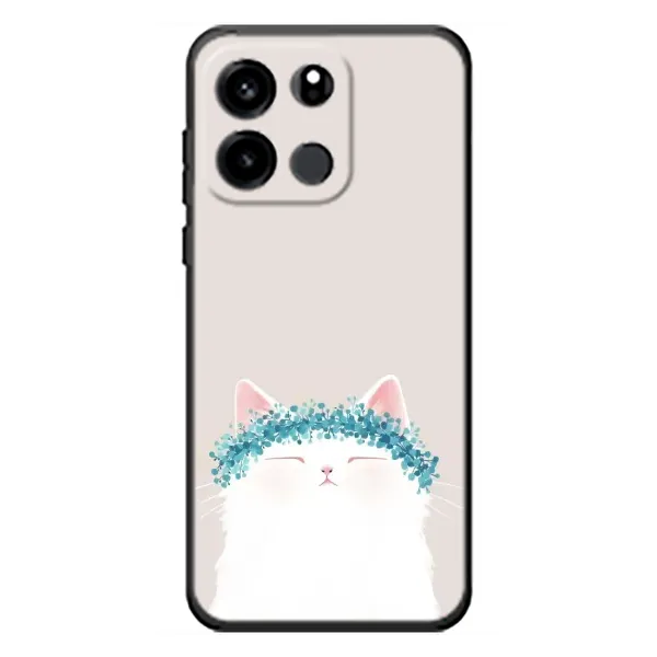 Чехол с рисунком «Белый котик» для OnePlus Turbo 6V Чехол с рисунком «Белый котик» для OnePlus Turbo 6V