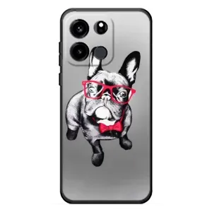 Чохол (ТПУ) Милі песики для OnePlus Turbo 6V (Бульдог в окулярах)