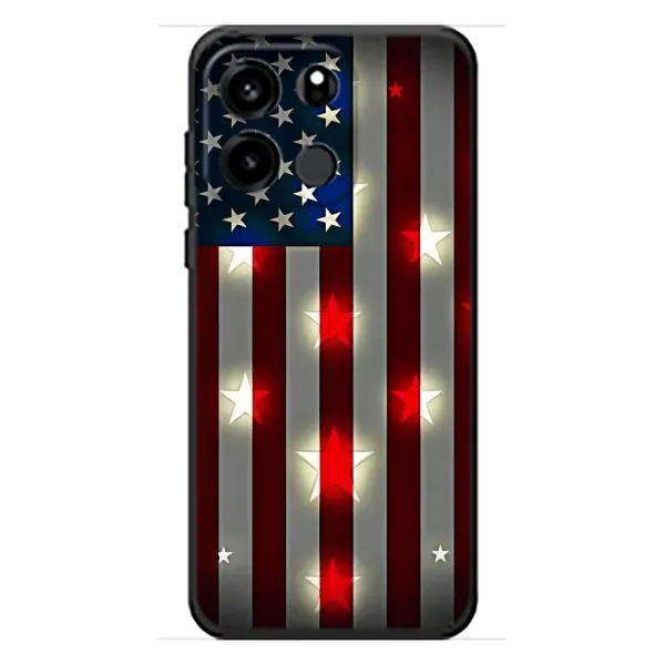 Чехол с рисунком «Флаг США 2» для OnePlus Turbo 6V Чехол с рисунком «Флаг США 2» для OnePlus Turbo 6V