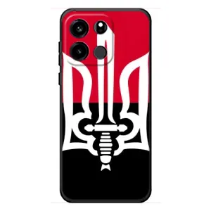 Чехлы УПА (Красно-Чёрный) на OnePlus Turbo 6V (Герб Украины)
