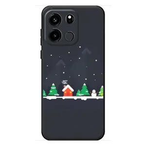 Силіконовий бампер на різдво для OnePlus Turbo 6V (Місто зимове)