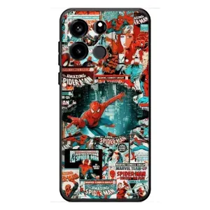 Чехол Супергерой Человека Паука на OnePlus Turbo 6V (Комиксы Человек Паук)