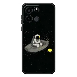 Силіконовый Чохол з принтом "Космонавти" на OnePlus Turbo 6V (Космонавт на рибалці)