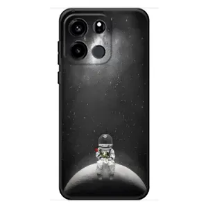 Силіконовый Чохол з принтом "Космонавти" на OnePlus Turbo 6V (Космонавт романтик)