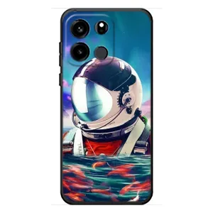 Силіконовый Чохол з принтом "Космонавти" на OnePlus Turbo 6V (Космонавт у воді)