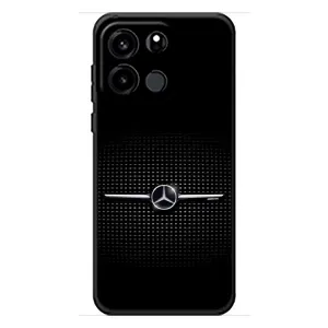 Силиконовый бампер с картинкой машины на OnePlus Turbo 6V (Mercedes)