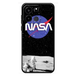 Силіконовый бампер з принтом "Наса" на OnePlus Turbo 6V (Nasa на місяці)