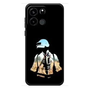 Силиконовый чехол с картинкой "Герой Pubg" на OnePlus Turbo 6V (Пубг мен)