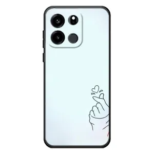 Чехлы (Знак сердечка) на OnePlus Turbo 6V (Сердце на голубом)