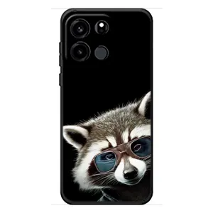 Силіконовий Чохол з Энотами на OnePlus Turbo 6V (Стильний Єнот)