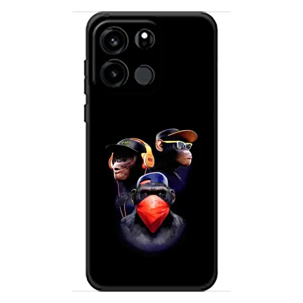Чехол с рисунком «Три обезьяны» для OnePlus Turbo 6V Чехол с рисунком «Три обезьяны» для OnePlus Turbo 6V