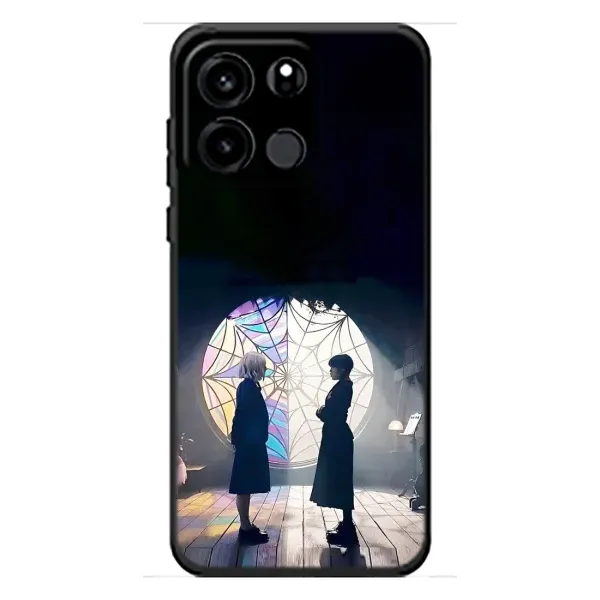 Чехол с рисунком «Уэнсдей и Энди» для OnePlus Turbo 6V Чехол с рисунком «Уэнсдей и Энди» для OnePlus Turbo 6V