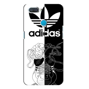 Чехол в стиле "Адидас" для Оппо а12 (Adidas шнурки)