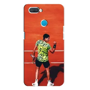 Чехлы с принтом Спортивная тематика для OPPO A12 (Алькарас Теннисист)