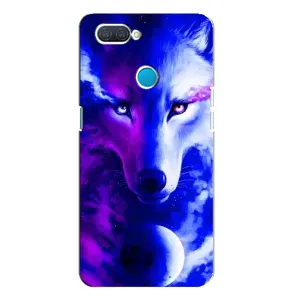 Чехол с Волком на OPPO A12 (Арт-Волк)