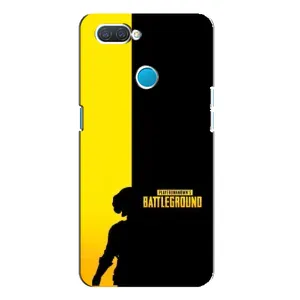 Чохол (TPU) з картинкою "Лого Пабг" на Оппо а12 (Battlegrounds)