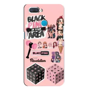 Чехлы с картинкой для OPPO A12 (BLACK PINK коллаж)