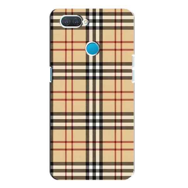 Чехол с рисунком «Burberry стиль» для OPPO A12