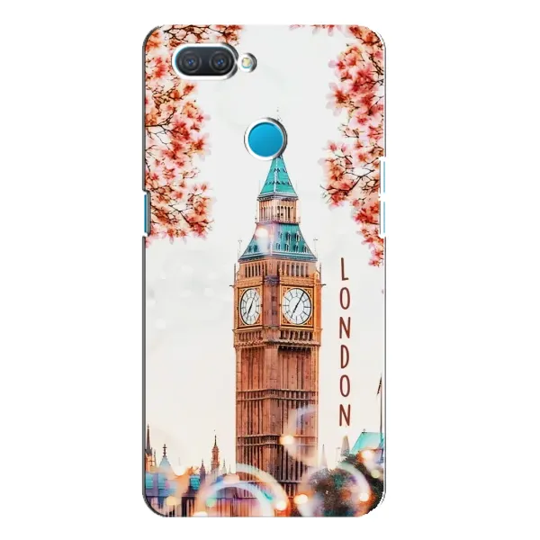 Чехол с рисунком «Часы Лондон» для OPPO A12