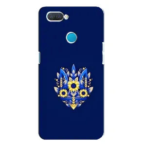 Чехол Укр Символика для OPPO A12 (Цветущий Герб)