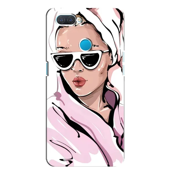 Чехол с рисунком «Девушка в халате» для OPPO A12 Чехол с рисунком «Девушка в халате» для OPPO A12