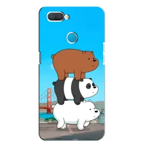 Чехлы с Пандами на OPPO A12 (Друзья)