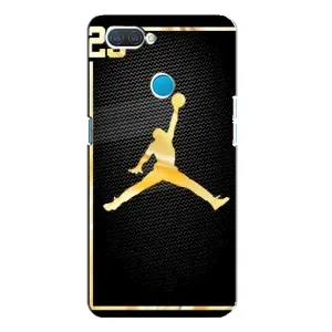 Силиконовый Чехол Nike Air Jordan на Оппо а12 (Джордан 23)