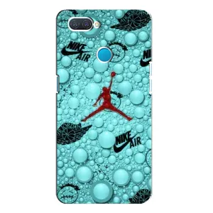 Силиконовый Чехол Nike Air Jordan на Оппо а12 (Джордан Найк)