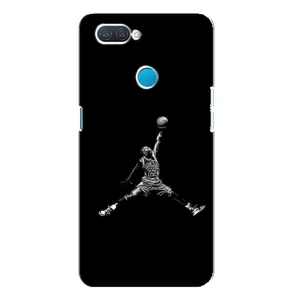 Силиконовый Чехол Nike Air Jordan на Оппо а12 (Джордан)