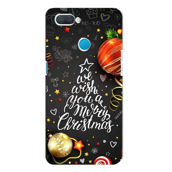 Чехол с рисунком «Елочка» для OPPO A12