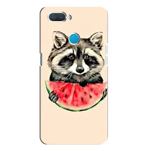 Силиконовый Чехол с Енотами на OPPO A12 (Енот)
