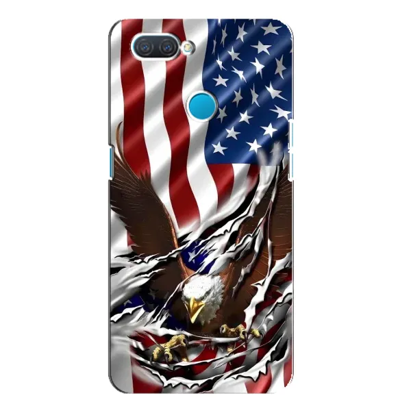 Чехол с рисунком «Флаг USA» для OPPO A12
