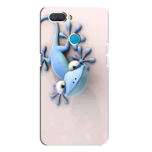 Чехлы с изображением разных животных для OPPO A12 (Геккон)