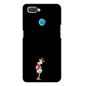 Чехол с рисунком «Гринч на чорном» для OPPO A12