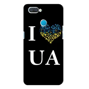 Силиконовый Чехол на OPPO A12 (Я-Украина) (I Love UA)