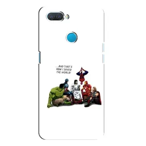 Чехлы для OPPO A12 (Для Христиан) (Иисус супергерой)