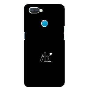 Чехол с картинками на черном фоне для OPPO A12 (Книжки)