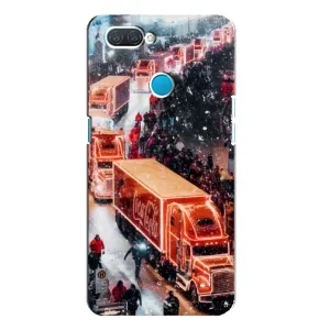 Чехлы на Новый Год OPPO A12 (Кока Кола)