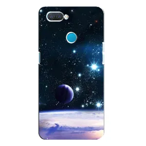 Чехол (ТПУ) с планетами на OPPO A12 (Космический вид)