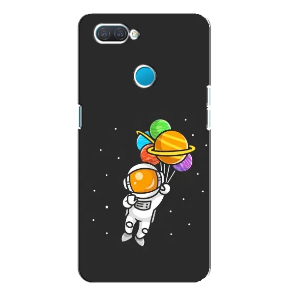 Чехол с рисунком «Космонавт с шариками» для OPPO A12 Чехол с рисунком «Космонавт с шариками» для OPPO A12