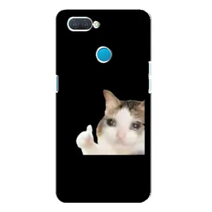 Чехол с рисунком «Кот в слезах» для OPPO A12