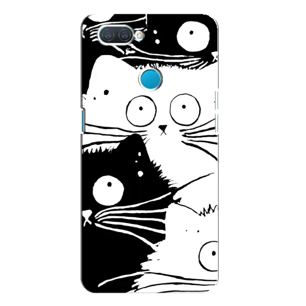 Чехол с рисунком «КОТИКИ» для OPPO A12 Чехол с рисунком «КОТИКИ» для OPPO A12
