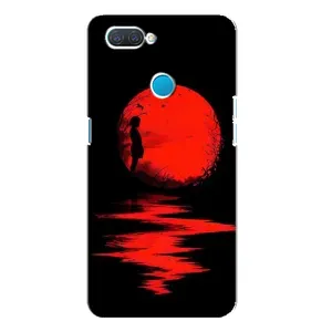 Летний Чехол на OPPO A12 (Красный Закат)
