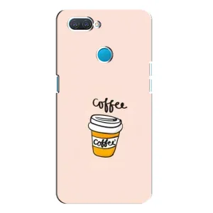 Чехол с изображением вкусной еды для OPPO A12 (Кружка кофе)