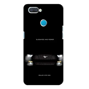 Чехлы с тематикой "Крутые машины" на OPPO A12 (Черный Land Rover)