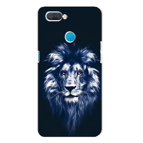 Чехол с рисунком «Лев - синий» для OPPO A12 Чехол с рисунком «Лев - синий» для OPPO A12